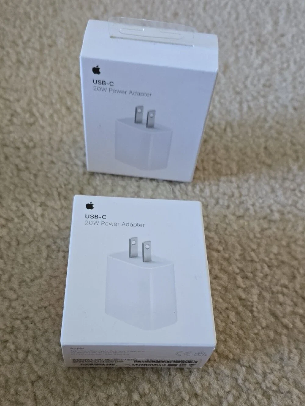 Apple USB-C 20W Power Adapters - White (Pair)